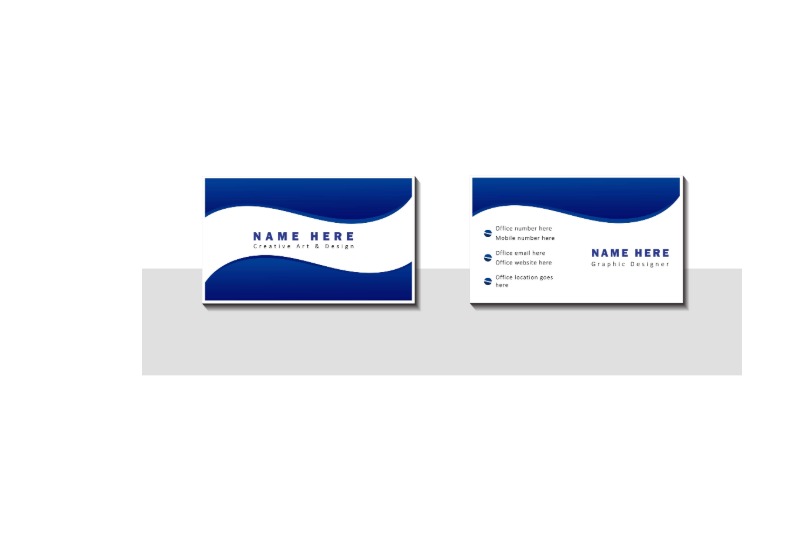 名刺作成画像です。